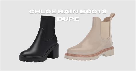 chloe rain boots dupe macys|Please help me find a dupe for these Chloe Rain boots, you  .